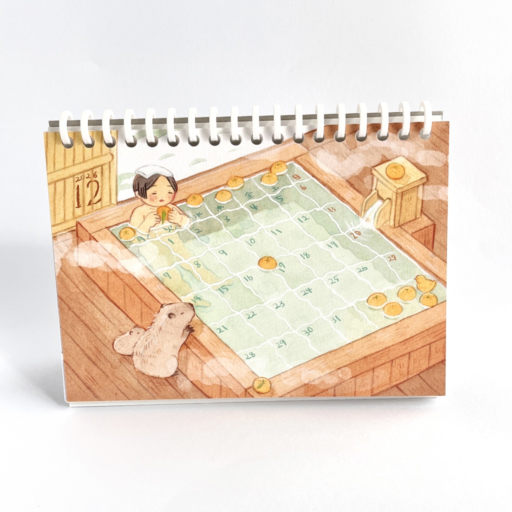 2026 お風呂カレンダー