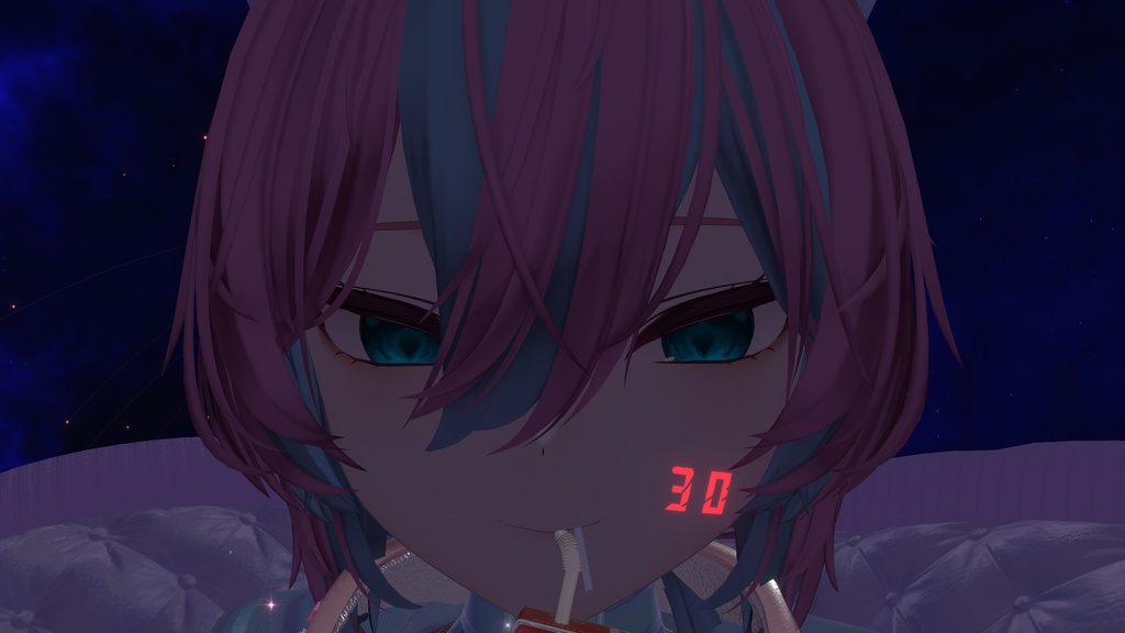 好きな色にできる！！数字（３０）サイバータトゥー