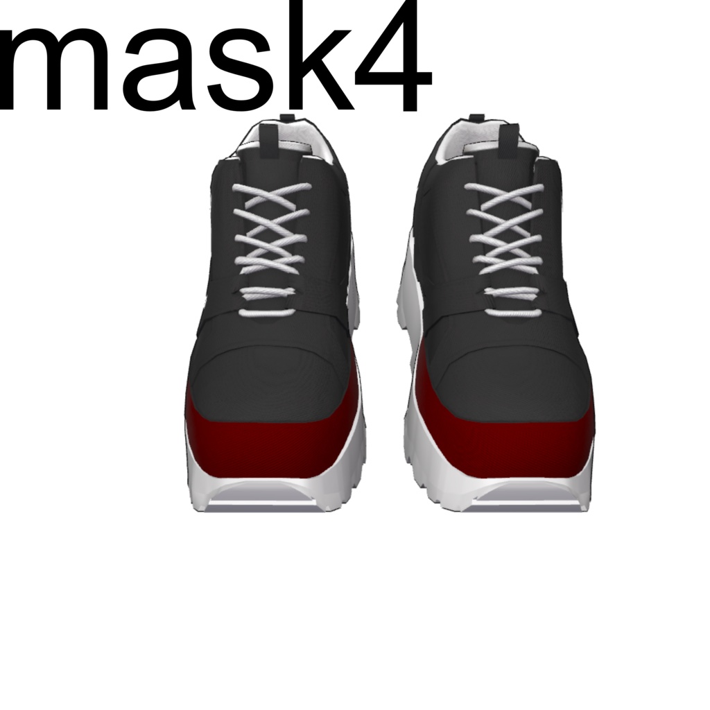 【真央専用】boots mask 好きな色にできる! デフォルトブーツ色改変用マスクテクスチャ 7種