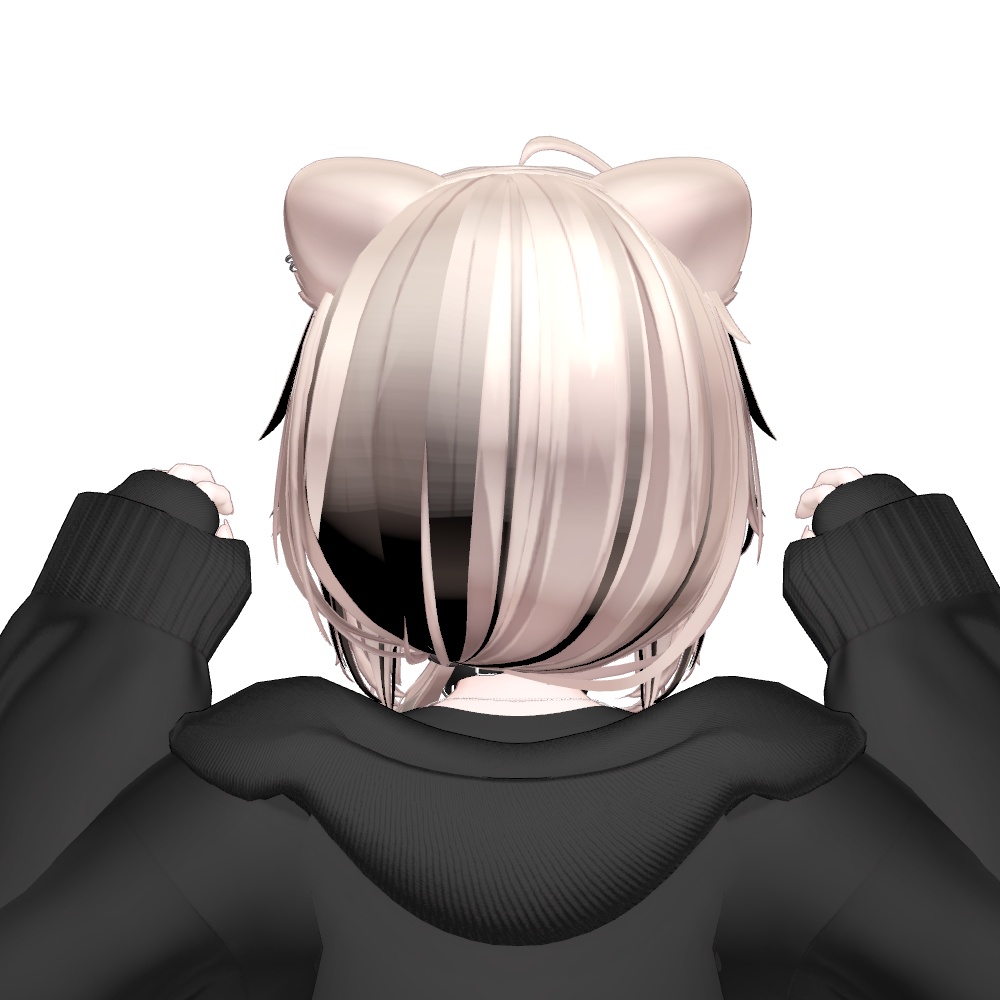 【真央専用】デフォ髪メッシュグラデーションマスクテクスチャshort ver.