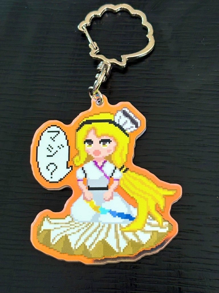 渡里ニナドット絵アクリルキーホルダー