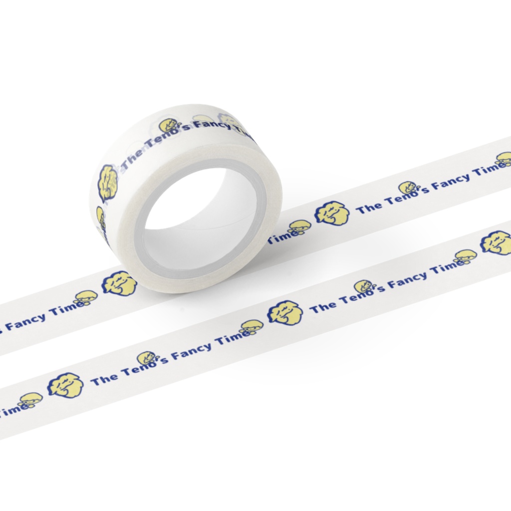 Text and Teno masking tape