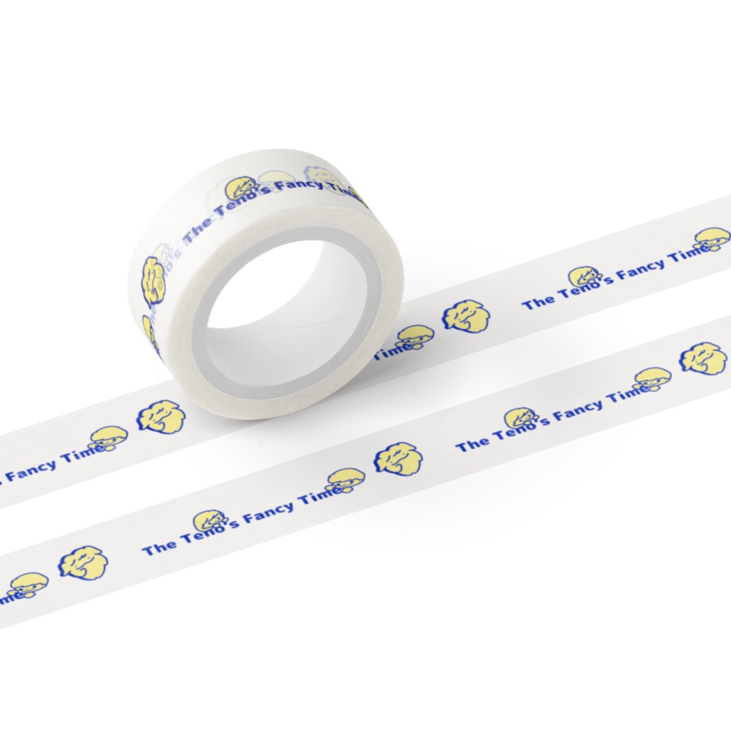 Text and Teno masking tape