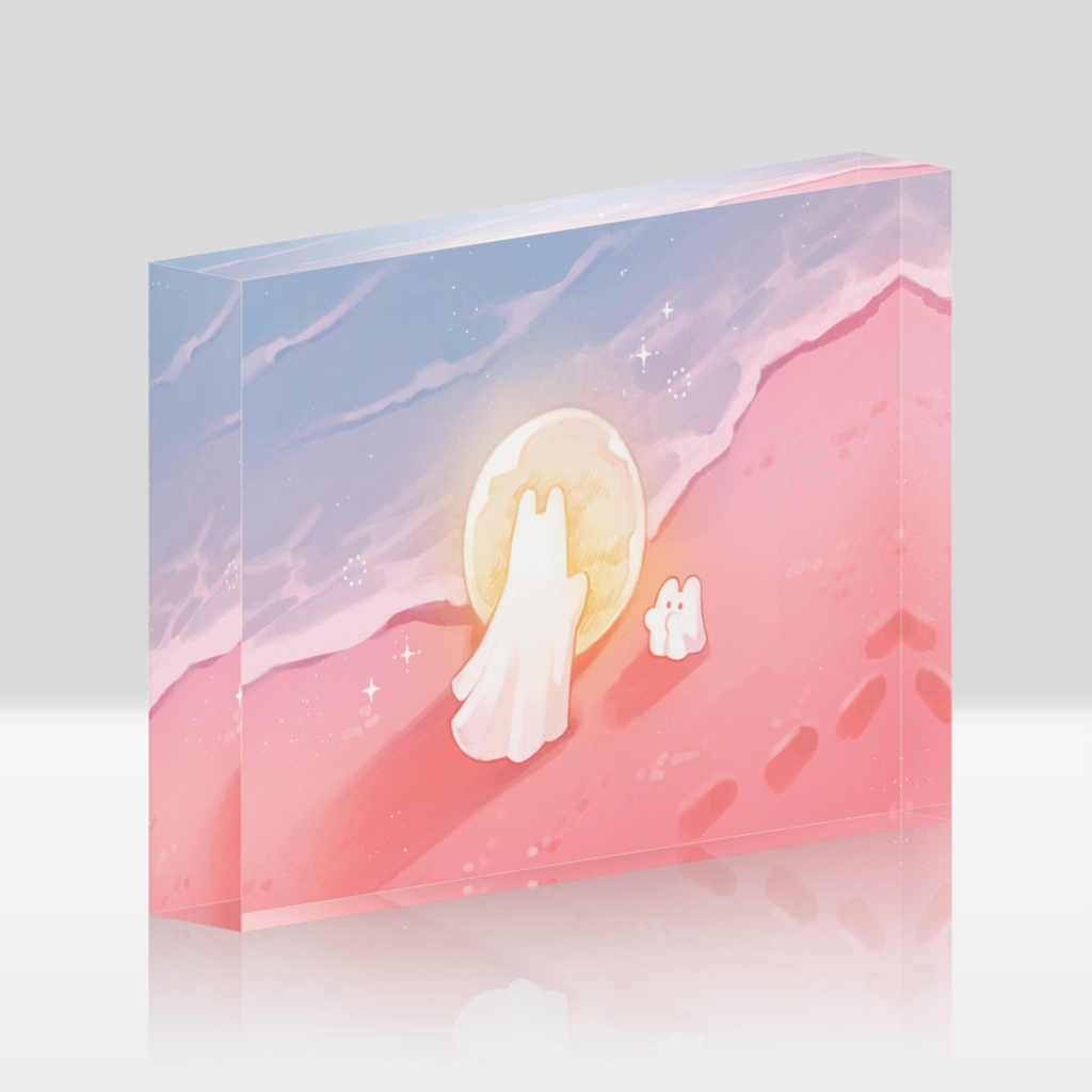 月転がし　アクリルブロック