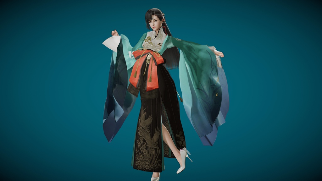 [PH][K-project][mod 74]moonlight blade-碧水青鸾Turquoise water