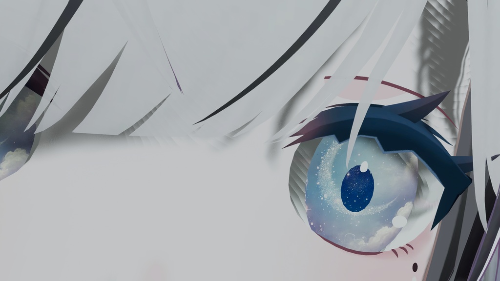 SkyMoon - Eye texture 暗闇で月が光る