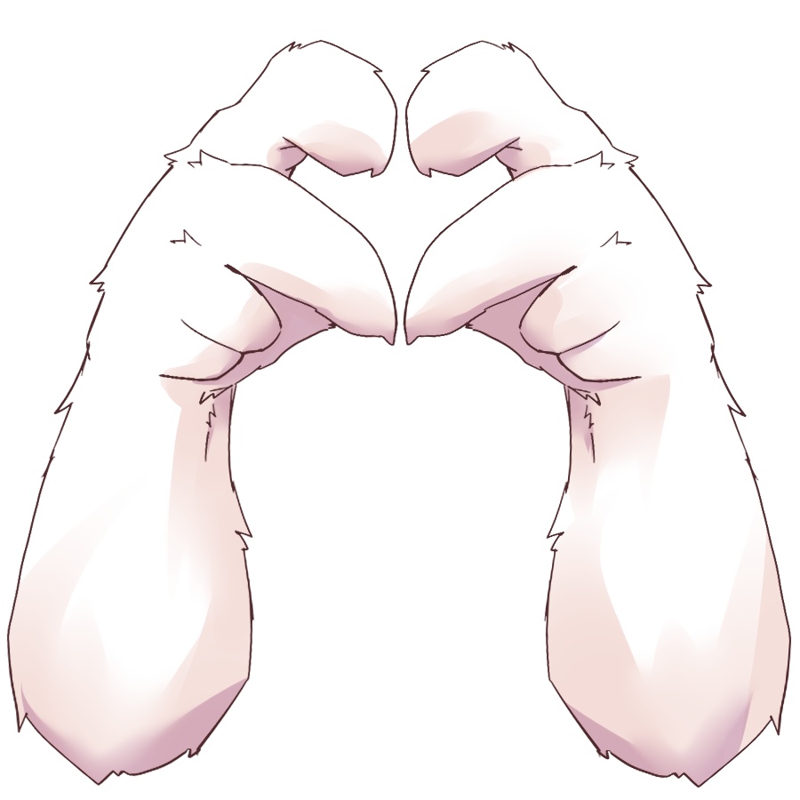 【ケモ素材】おててハート【規約あり】