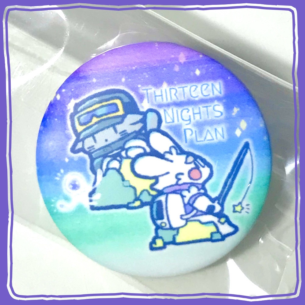 【缶バッジ】ふたりぼっちの缶バッジ【けもケット15】