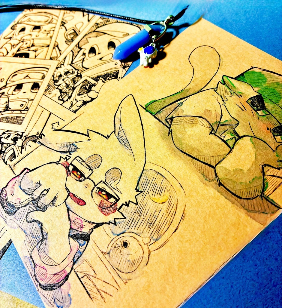 【ポスカ】ふたりぼっちのぼくたちは。ポスカセット【けもケット16】