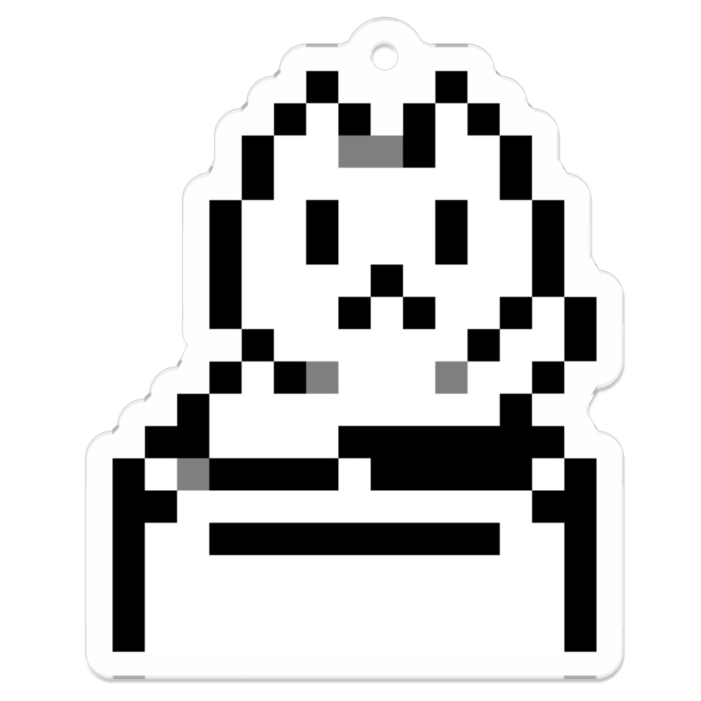 あきかんねこのアクリルキーホルダー