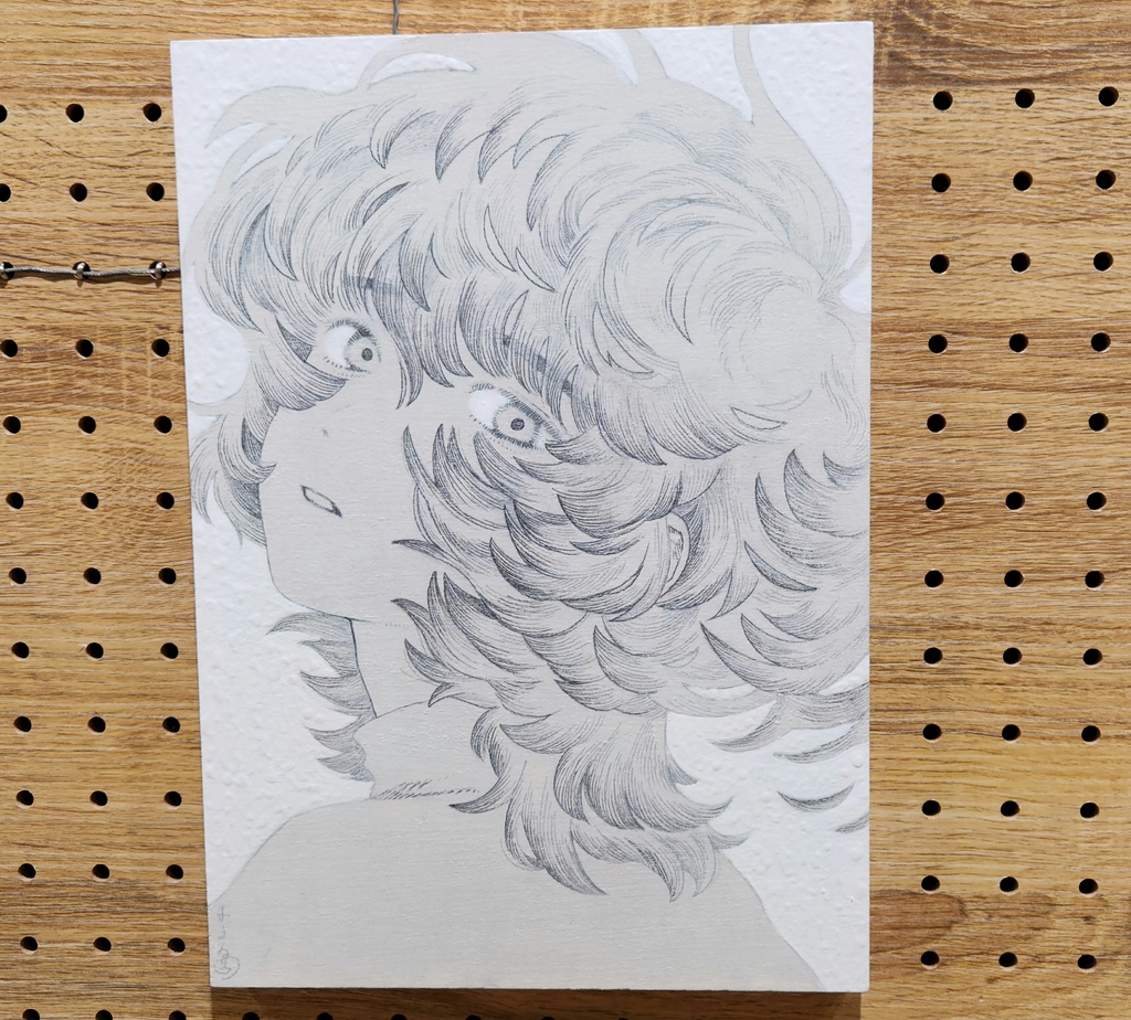 髪に草叢原画「烏野豌豆」