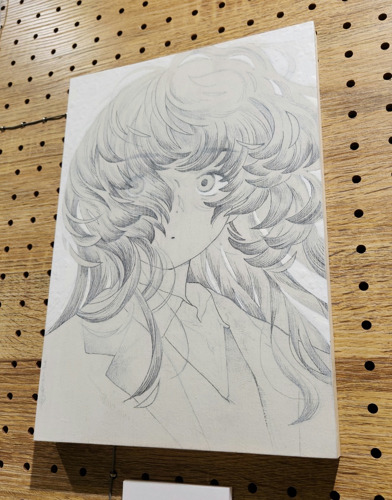 髪に草叢原画「八重葎」