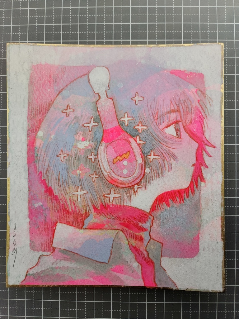 ミニ色紙原画①