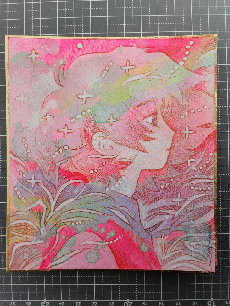 ミニ色紙原画③