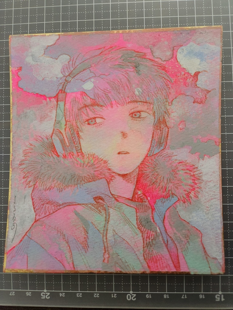 ミニ色紙原画④