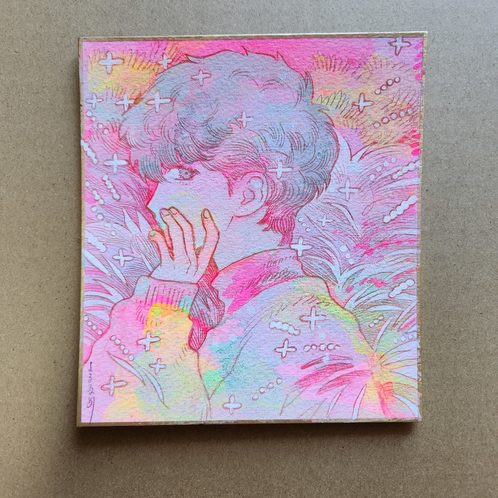 ミニ色紙原画②