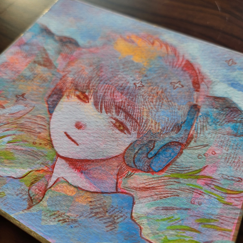 関西コミティア・ミニ色紙原画たち