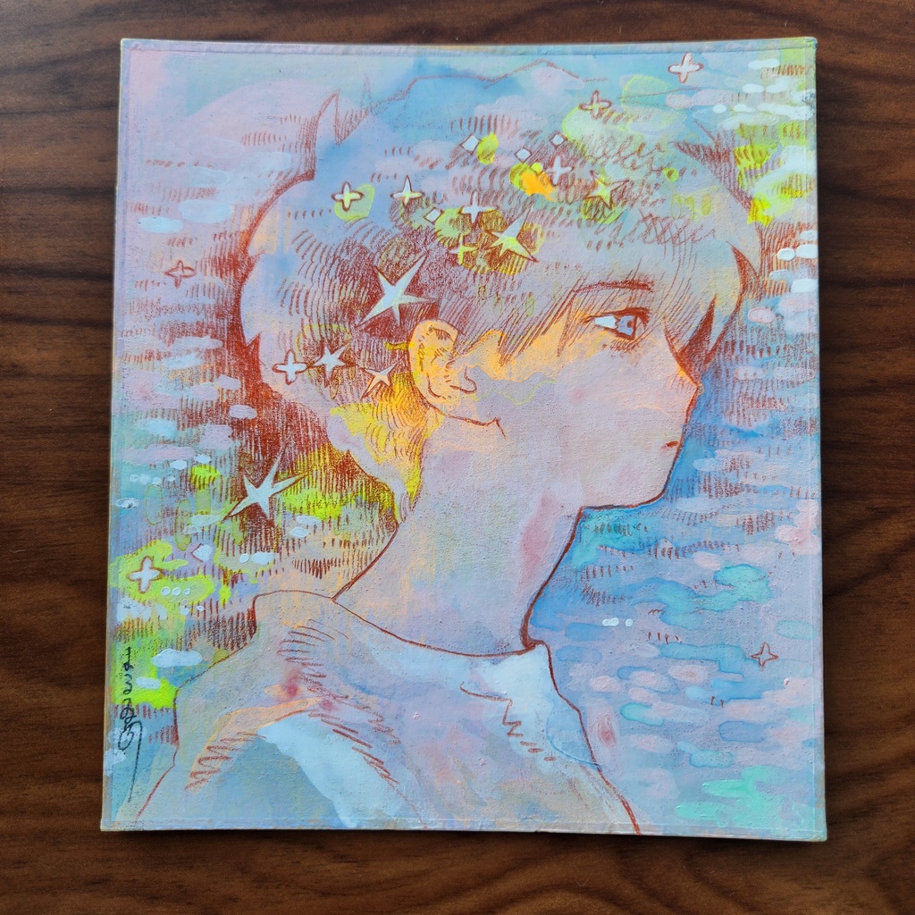 関西コミティア・ミニ色紙原画たち