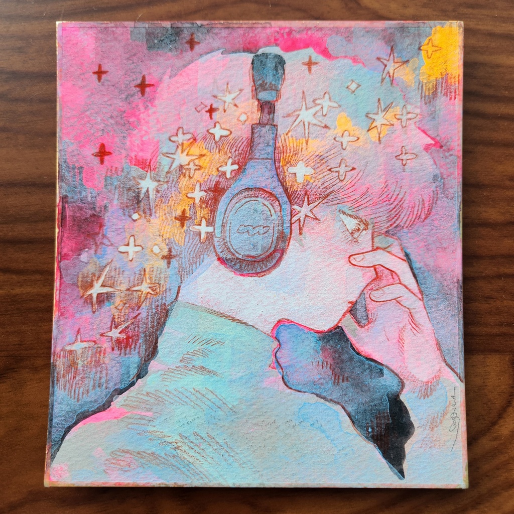 関西コミティア・ミニ色紙原画たち