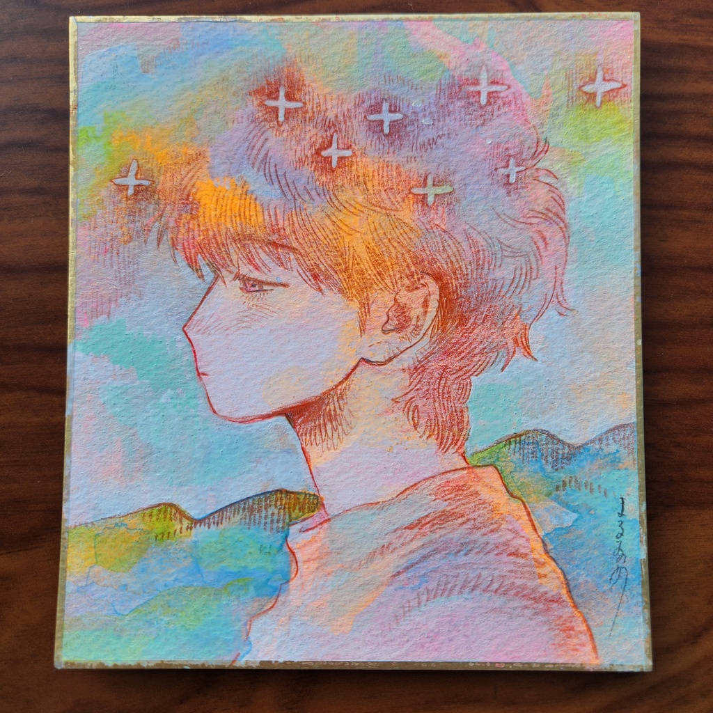 関西コミティア・ミニ色紙原画たち