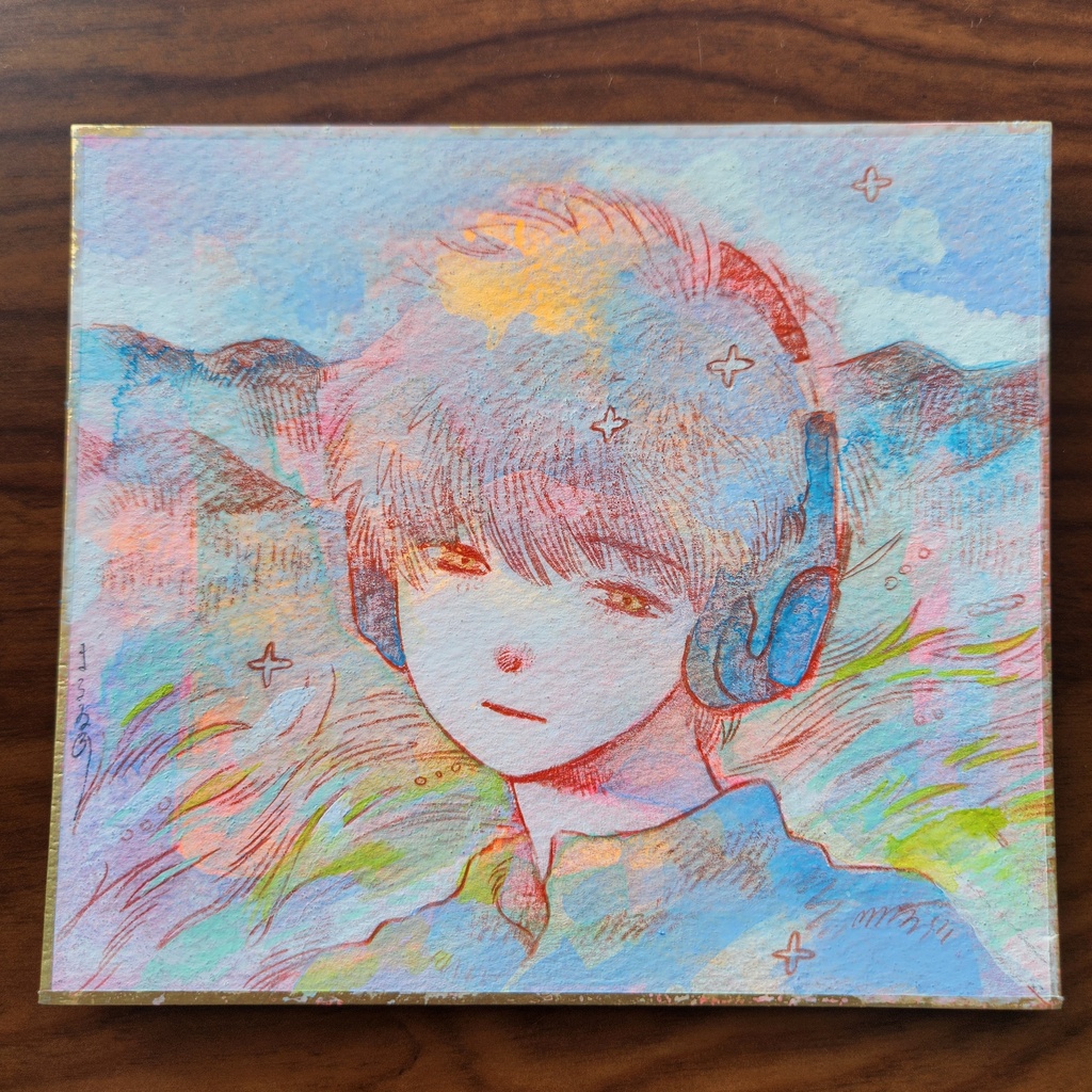 関西コミティア・ミニ色紙原画たち