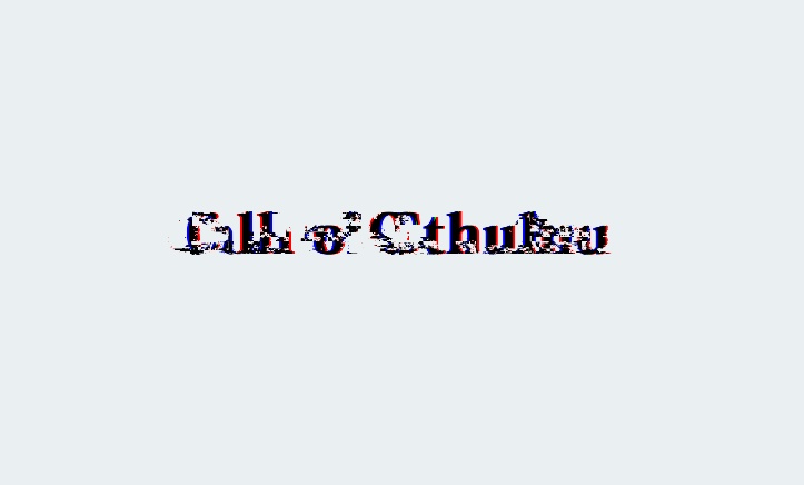グリッチ『Call of Cthulhu』APNG素材