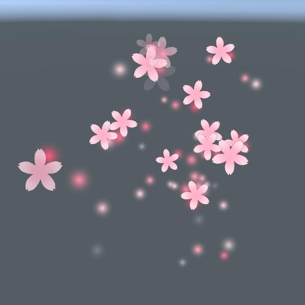 sakura particle effect