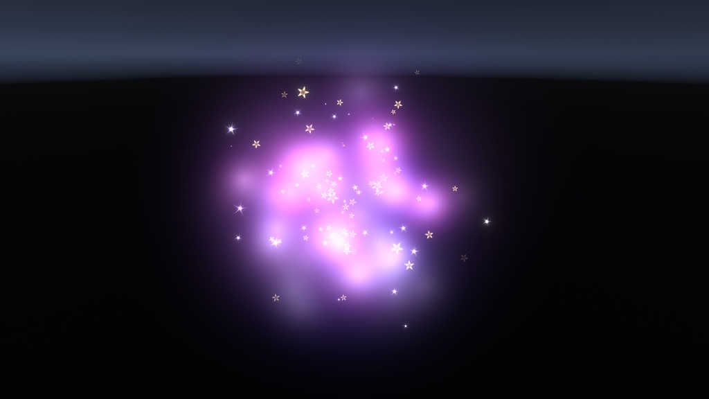 galaxy particle effect