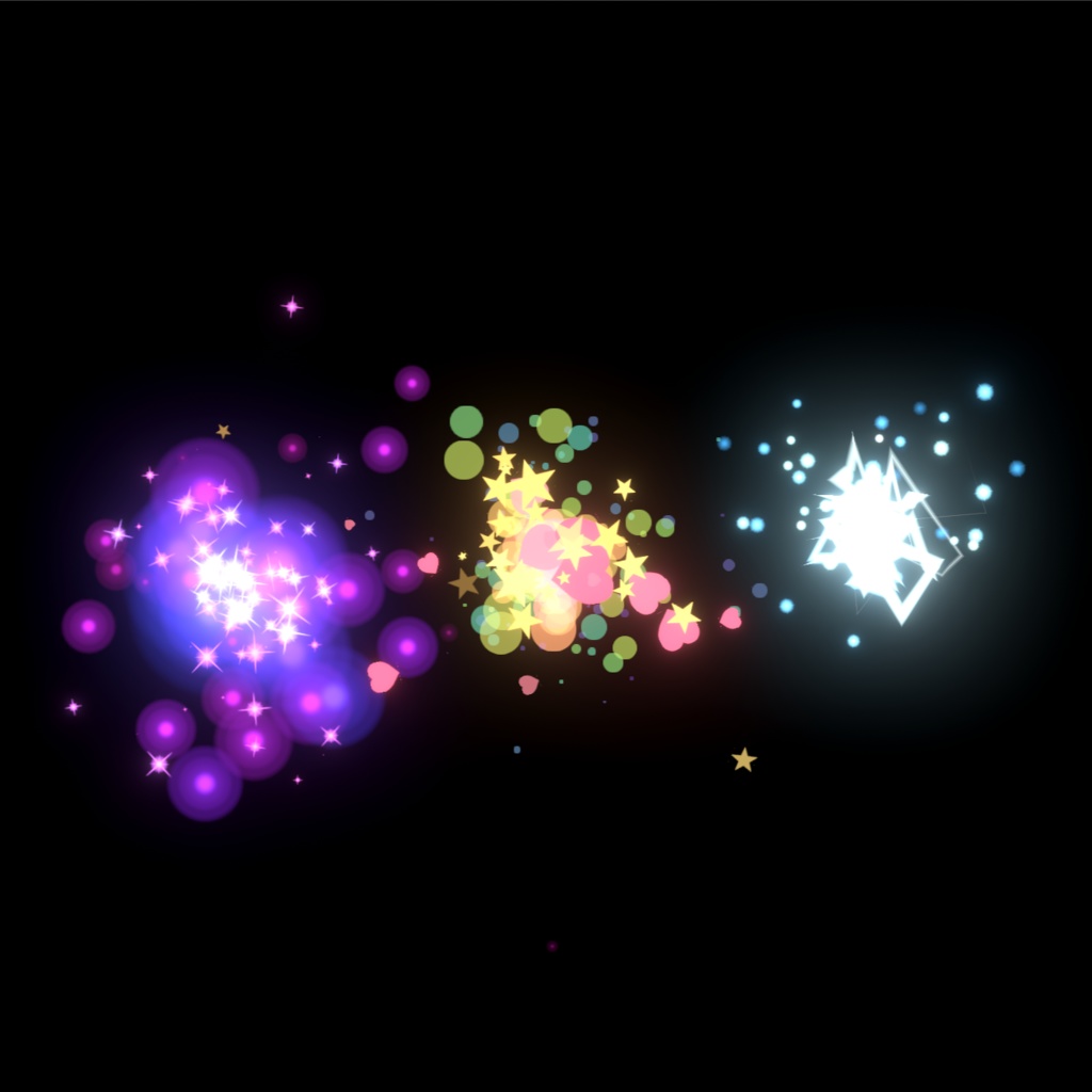 miscellaneous particle trails