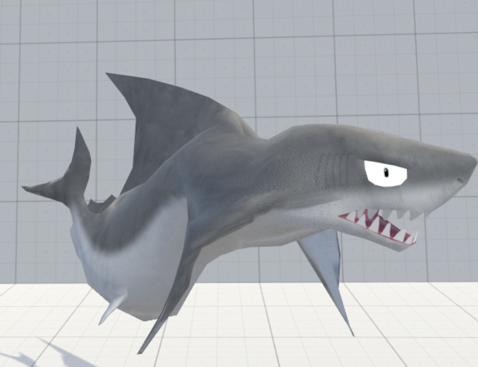 VRChat用アバター「コライダージャンプをするシャーくん」【オリジナル3Dモデル】