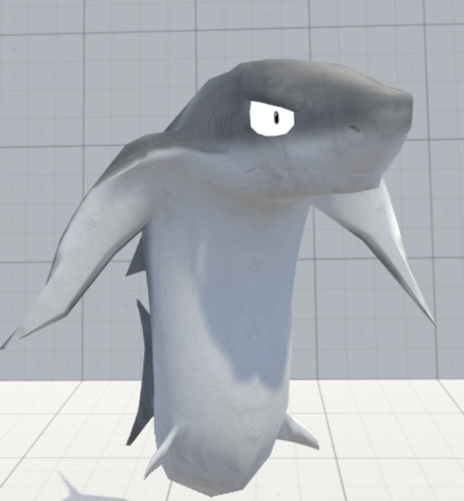 VRChat用アバター「コライダージャンプをするシャーくん」【オリジナル3Dモデル】