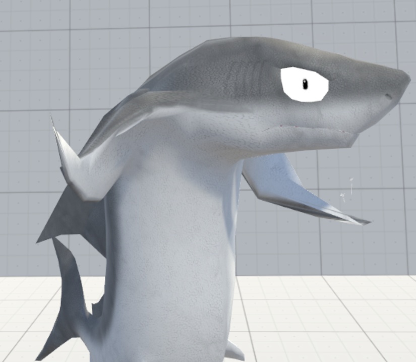 VRChat用アバター「コライダージャンプをするシャーくん」【オリジナル3Dモデル】