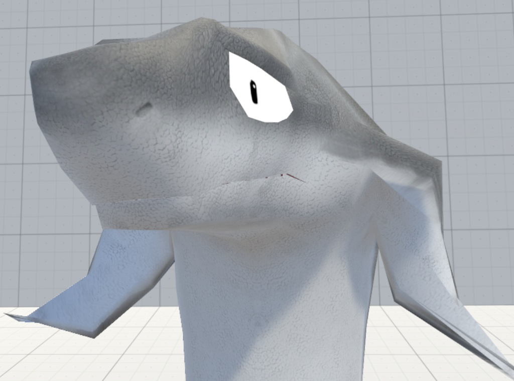 VRChat用アバター「コライダージャンプをするシャーくん」【オリジナル3Dモデル】