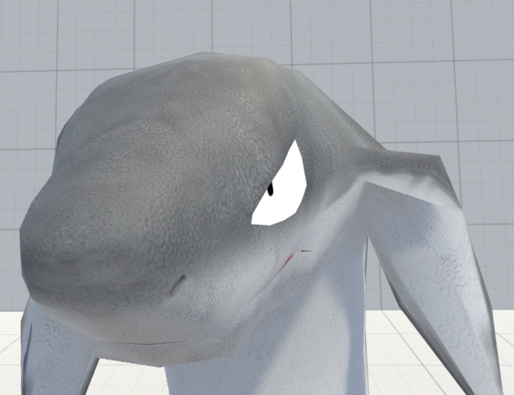 VRChat用アバター「コライダージャンプをするシャーくん」【オリジナル3Dモデル】