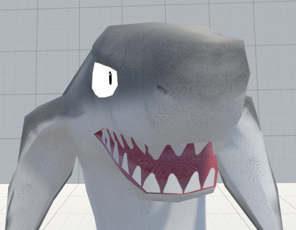 VRChat用アバター「コライダージャンプをするシャーくん」【オリジナル3Dモデル】