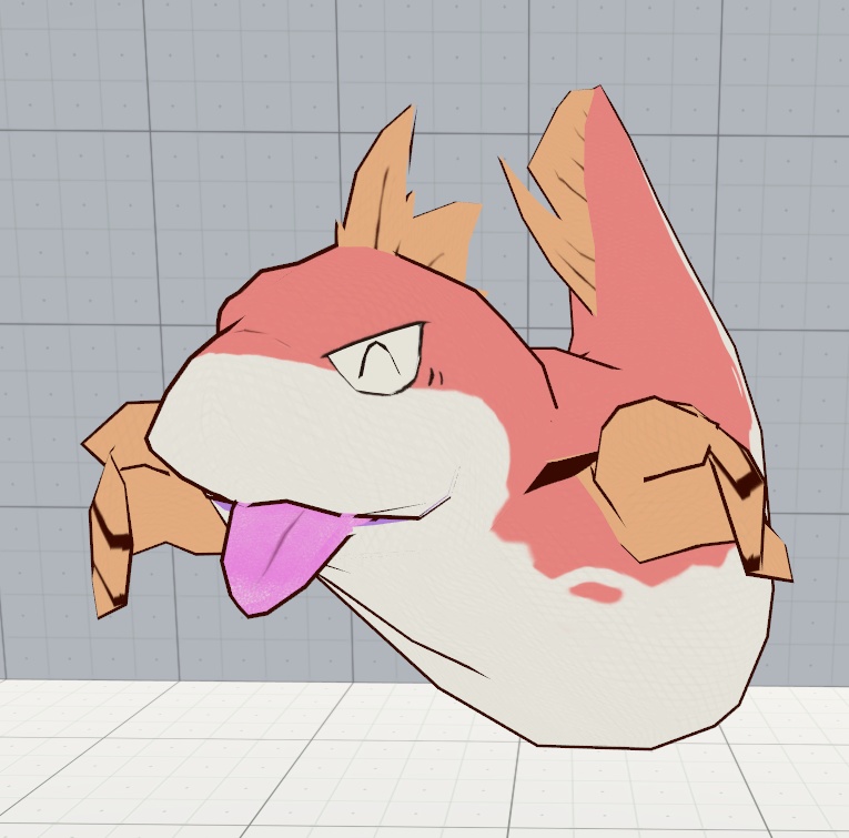 VRChat用アバター「うなぎ」通常版、シャドウ版【オリジナル3Dモデル】