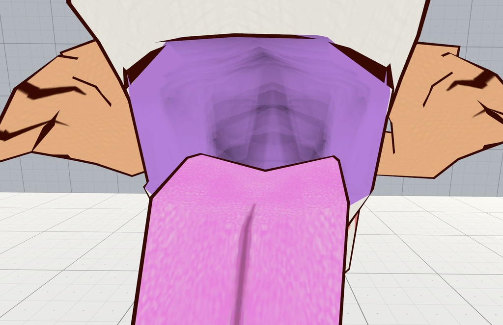 VRChat用アバター「うなぎ」通常版、シャドウ版【オリジナル3Dモデル】