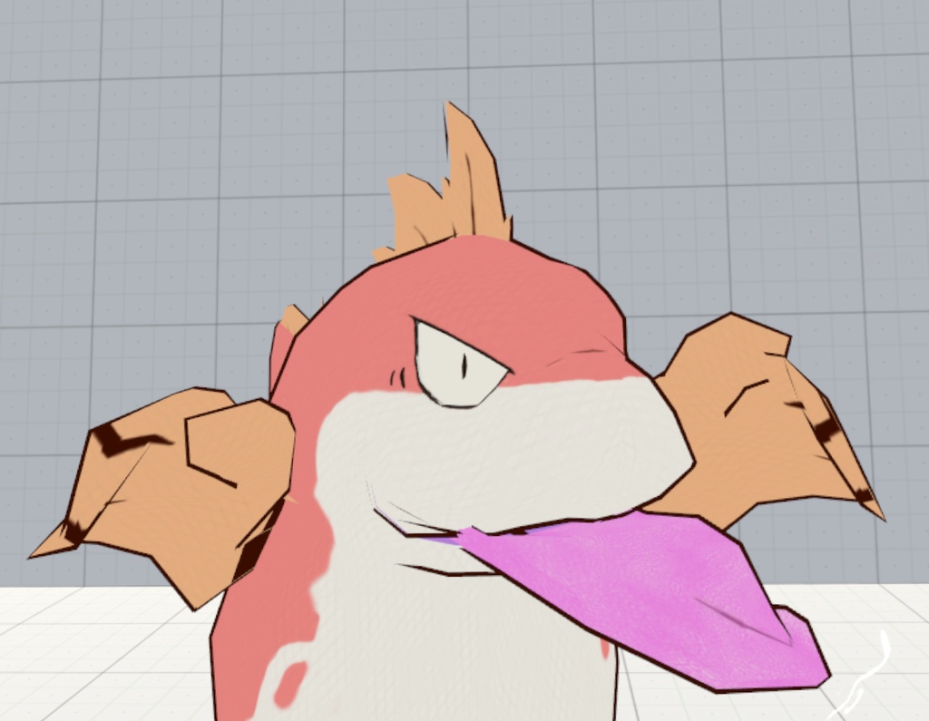 VRChat用アバター「うなぎ」通常版、シャドウ版【オリジナル3Dモデル】