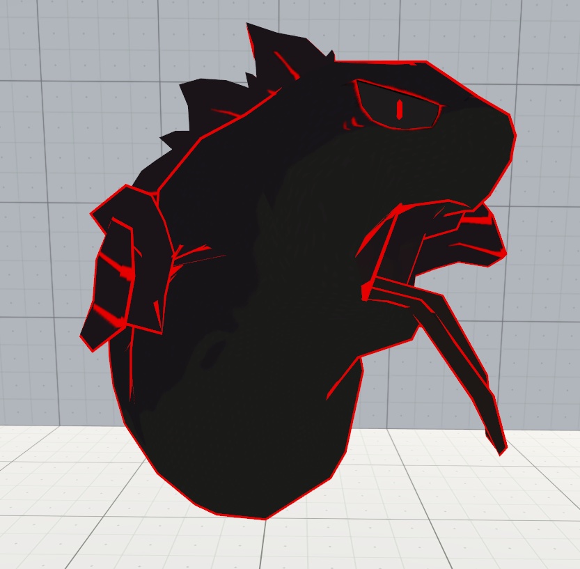 VRChat用アバター「うなぎ」通常版、シャドウ版【オリジナル3Dモデル】