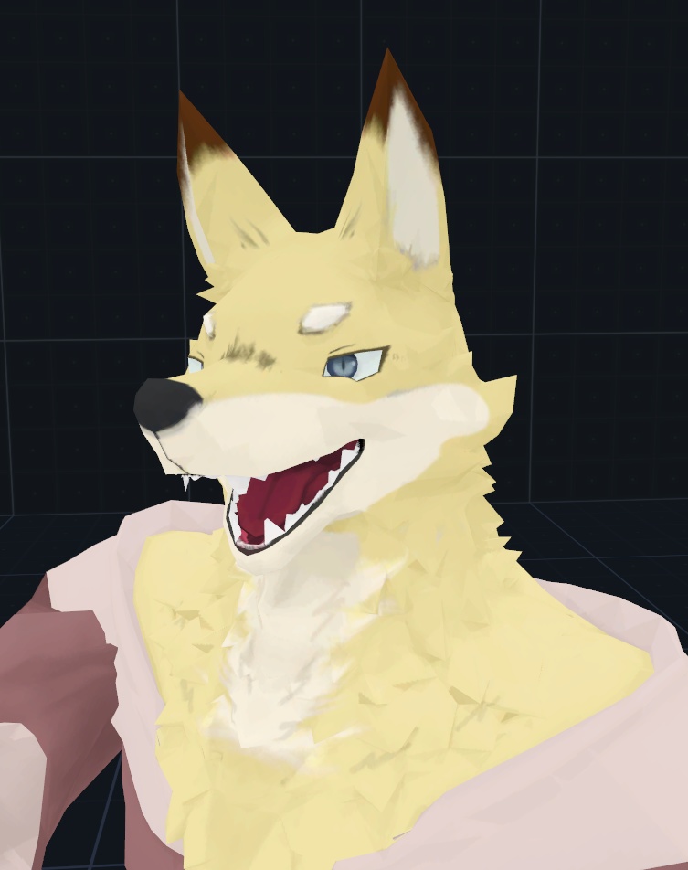 VRChat用アバター「ルーナルー」【オリジナル3Dモデル】