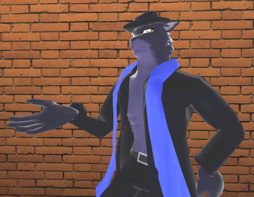 VRChat用アバター「アズール」【オリジナル3Dモデル】