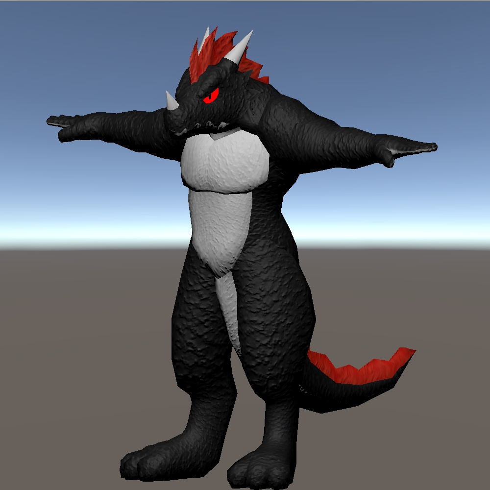 VRChat用アバター「エクゼス」【オリジナル3Dモデル】