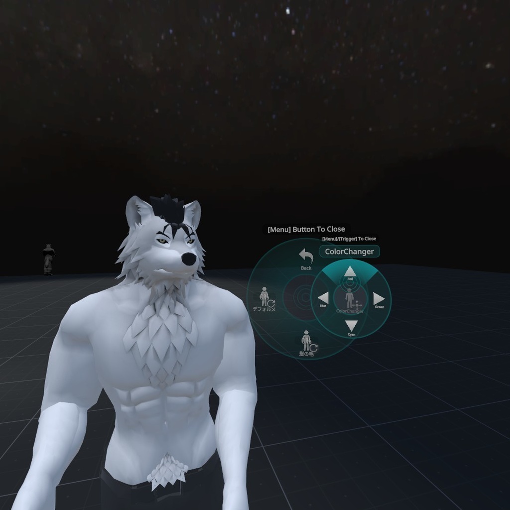 VRChat用アバター「イメチェンするファルカス」(色変えカスタムシェーダ+3.0バージョン)【オリジナル3Dモデル】