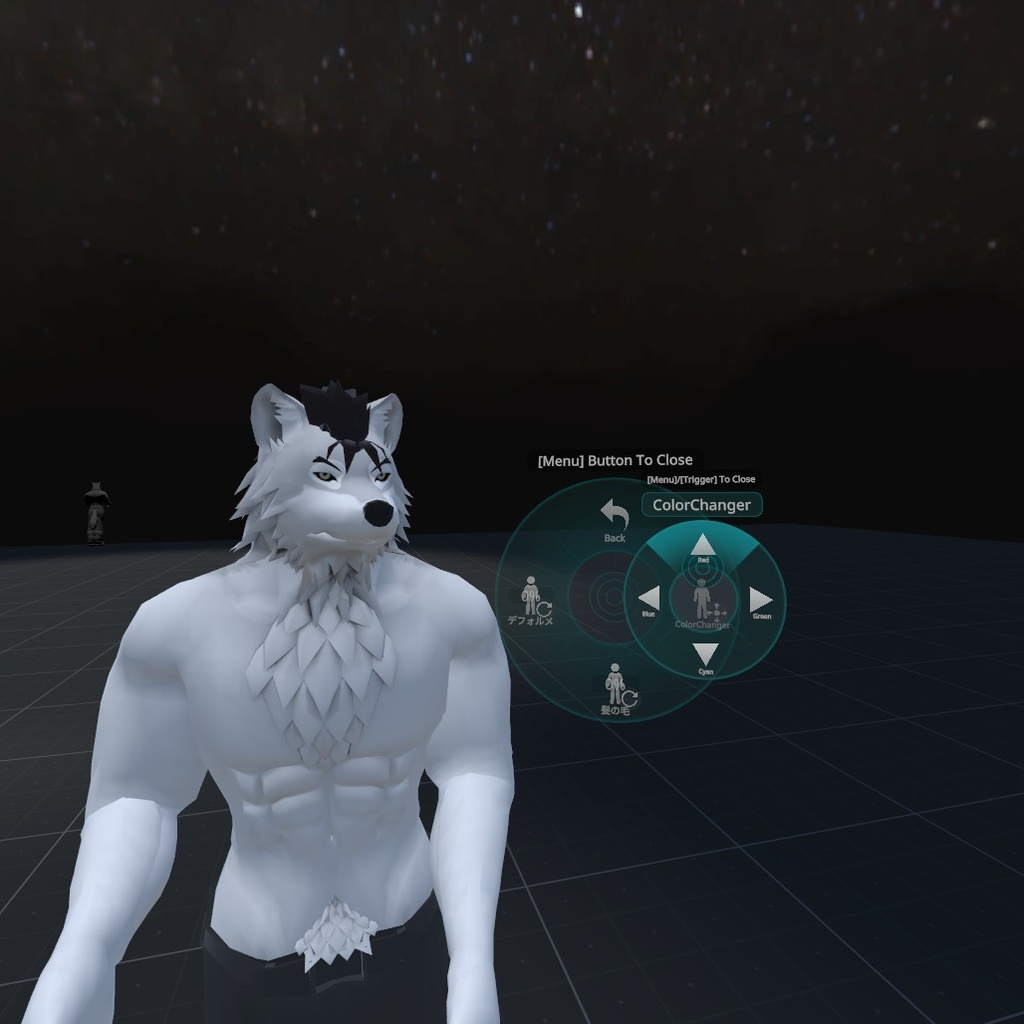 VRChat用アバター「イメチェンするファルカス」(色変えカスタムシェーダ+3.0バージョン)【オリジナル3Dモデル】