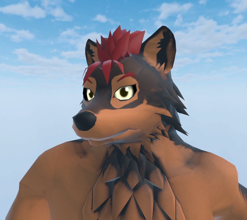 VRChat用アバター「イメチェンするファルカス」（色変えカスタムシェーダ＋3.0バージョン）【オリジナル3Dモデル】