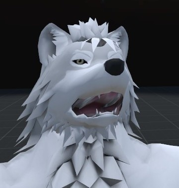 VRChat用アバター「言霊を飛ばすファルカス」(音素パーティクル+3.0バージョン)【オリジナル3Dモデル】