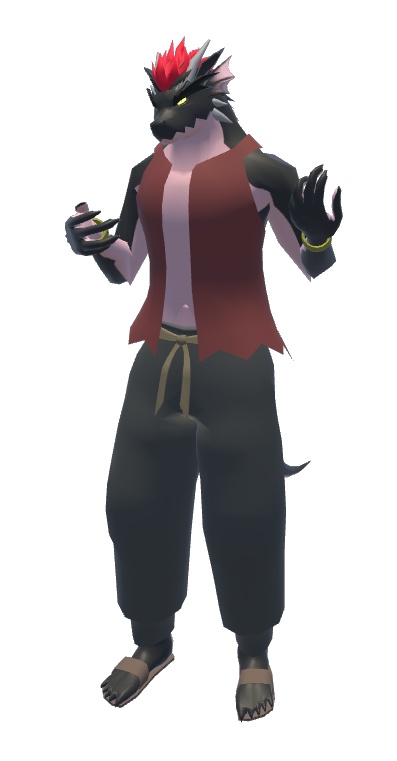 VRChat用アバター「どこでもお花見できるルイド・リーヴス」【オリジナル3Dモデル】