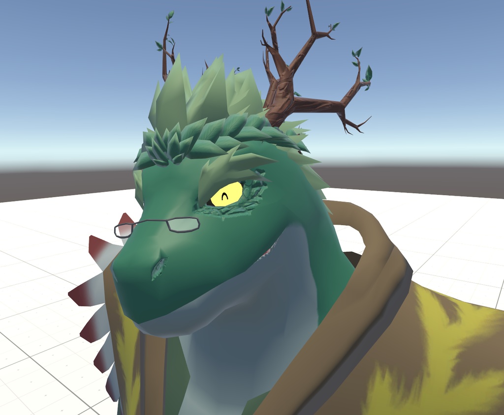 VRChat用アバター「どこでもお花見できるルイド・リーヴス」【オリジナル3Dモデル】