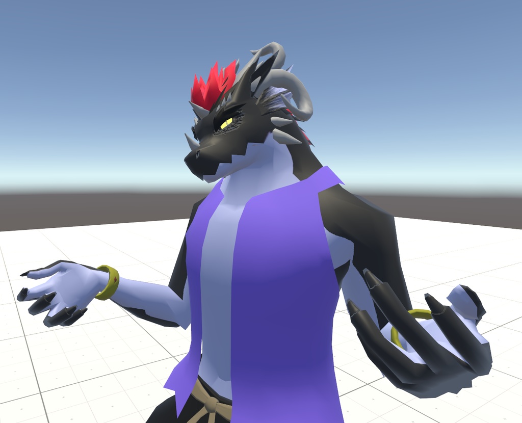 VRChat用アバター「どこでもお花見できるルイド・リーヴス」【オリジナル3Dモデル】