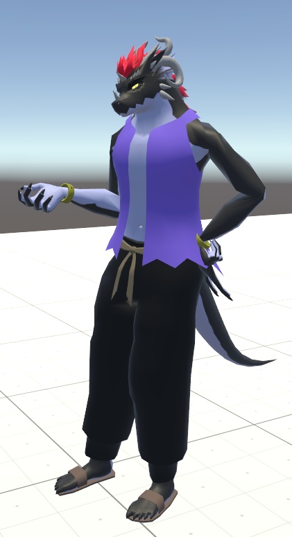 VRChat用アバター「どこでもお花見できるルイド・リーヴス」【オリジナル3Dモデル】